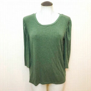 Green Heather Jersey 3/4 sleeve top 💚🌻